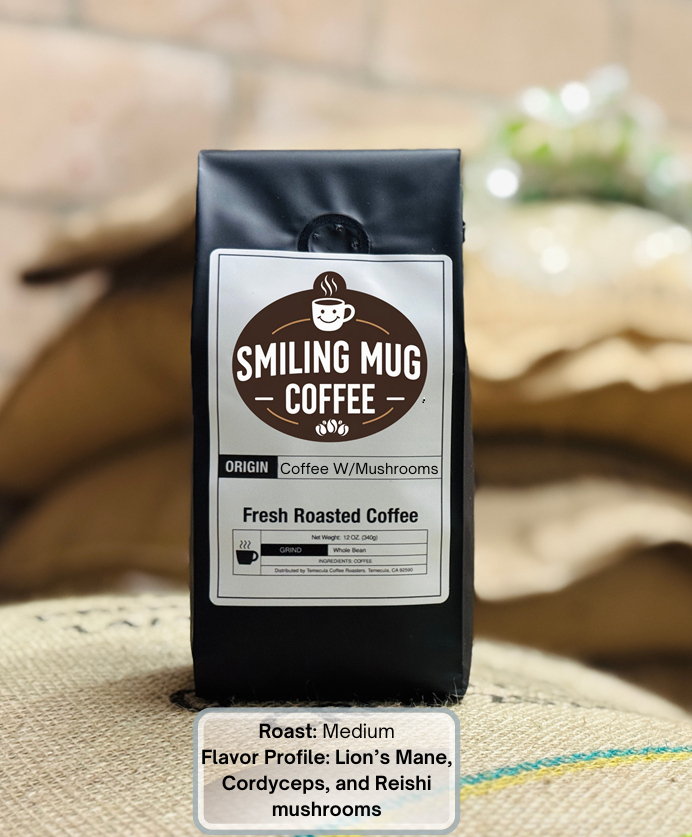 Coffee with Mushrooms Medium Roast