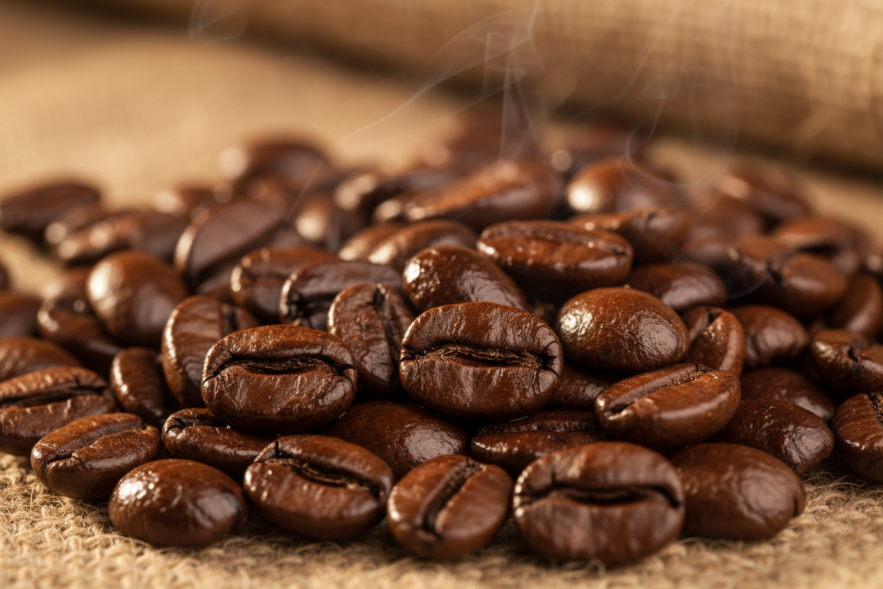 roasted coffee beans
